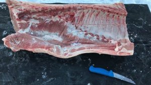 Разделка свиной полутуши. Основные отрубы. How to Butcher a Pig.