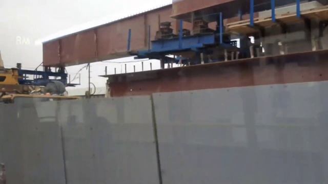 Строительство Юго-Восточной Хорды и Южной Рокады. Каширское шоссе у платформы Москворечье. смотреть онлайн