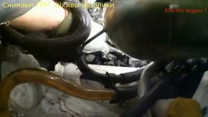 Ремонт Рено меган 3 DCI К9К836 часть 7 (Снимаем ГРМ, шкивы, ролики, сливаем охлаждающую жидкость)