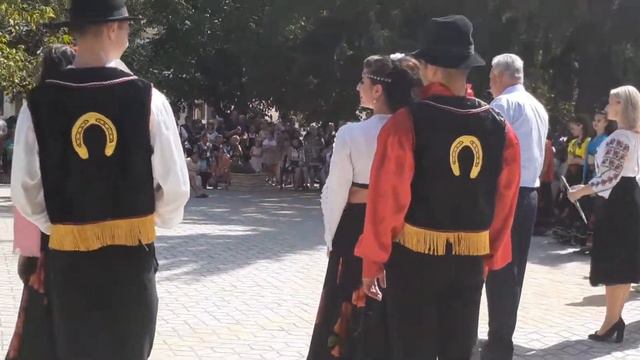 В заключении концерта  в с.Карагаш, теплые пожелания к всем участникам Ансамбля Танца Виорика. смотреть онлайн