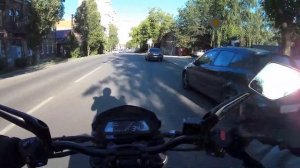 Мотопутешествие на Байкал из Саратовской области на Bajaj Dominar 400. Красный кут - Самара.