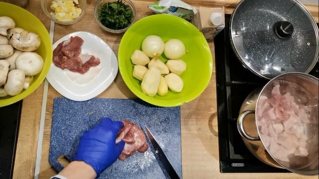 Сливочный суп с грибами и мясом / Супер рецепт / Creamy soup with mushrooms and meat ????? смотреть онлайн