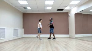 Сальса связка под счет и музыку - Адонис Сантьго ArtWay школа танцев