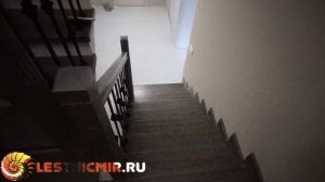 Обшивка металлического каркаса лестницы