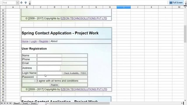 5 - Spring MVC - Project Work - Wireframe or Screen Designs(Contact App) - Java Training By eZeon смотреть онлайн