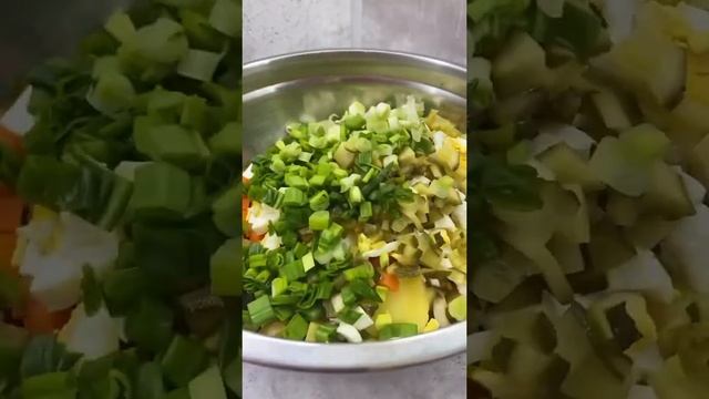 Любимый с детства оливье. А как вы готовите главный салат нового года? Olivier salad