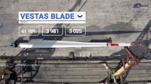 Transportation of wind blades, Barrus, July 2020, video 5 37