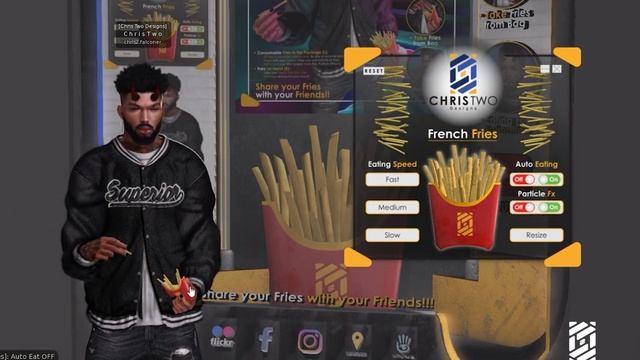 French Fries - Video Tutorial - [Chris Two Designs]
