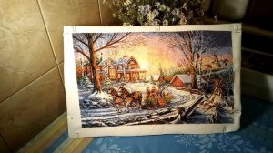 Вышивка крестом. Dimensions  Pleasures of winter  (35208 ) Финиш