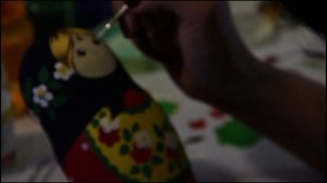 Мастер-класс роспись Матрешки. Часть 3