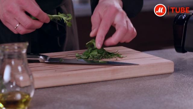 Сибас с оливковой заправкой и прованскими травами на гриле Tefal