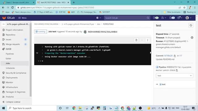 NCD0122H029 RIYAZ m7b pages gitbook Mohammed Riyaz GITLAB смотреть онлайн