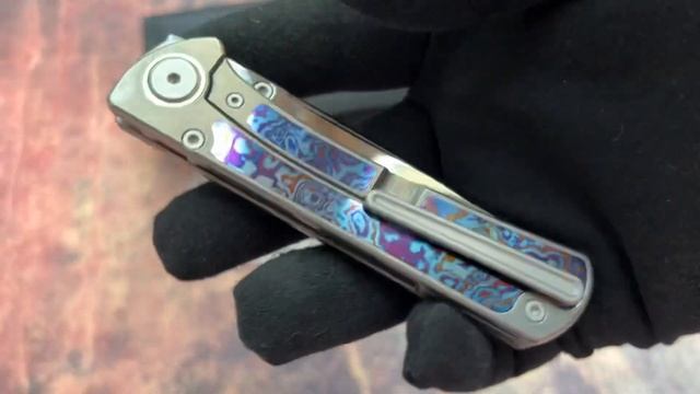 Knife Maxace Peregrine ZDP-189 mirrored timascus смотреть онлайн