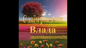 С днём рождения Влада