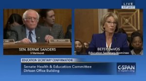 Bernie Sanders Grills Trump's Education Nominee Betsy DeVos