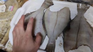 Камбала вяленая