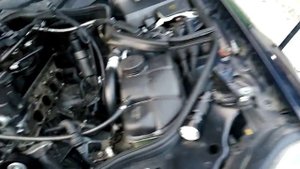 mercedes w211. проводка двигателя. замена