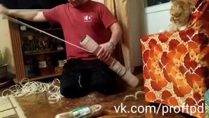 Перетяжка кошачьей когтеточки своими руками.