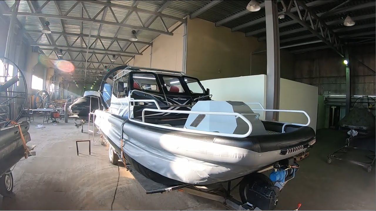 Аэролодка "Фортес" гибрид с турбиной. смотреть онлайн