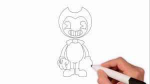 How to Draw Bendy | Bendy and the Ink Machine | Как Нарисовать Бенди поэтапно