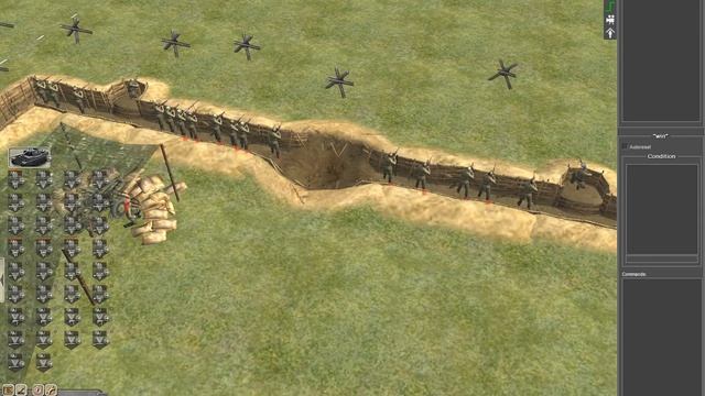 Миссия оборона в редакторе Men of War Assault Squad 2 смотреть онлайн