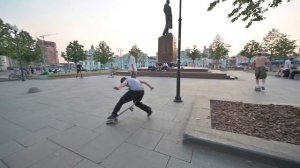 КАТАЕМСЯ С МОЛОДЫМ ТАЛАНТЛИВЫМ СКЕЙТЕРОМ НА СКЕЙТ СПОТАХ МОСКВЫ #1. СТРИТ СКЕЙТБОРДИНГ.