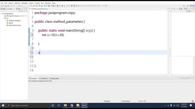 #39 Java Methods With Parameters