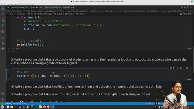 Python Practice Questions | Python for Data Science  - 11 | Data Decides