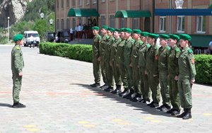Кадетов готовят к службе в пограничных войсках