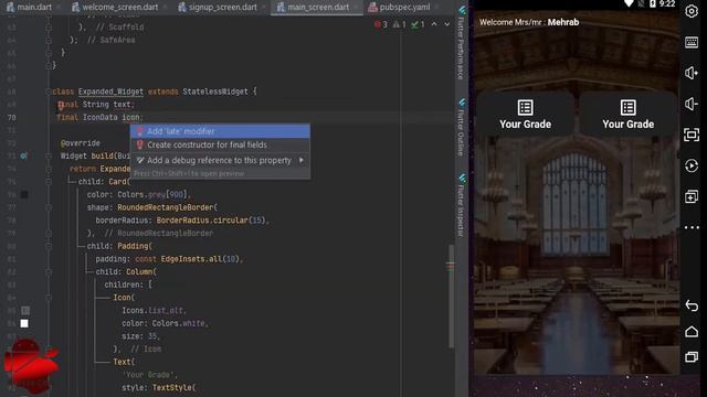 Flutter Tutorial - Education Ui App | Part 3 смотреть онлайн
