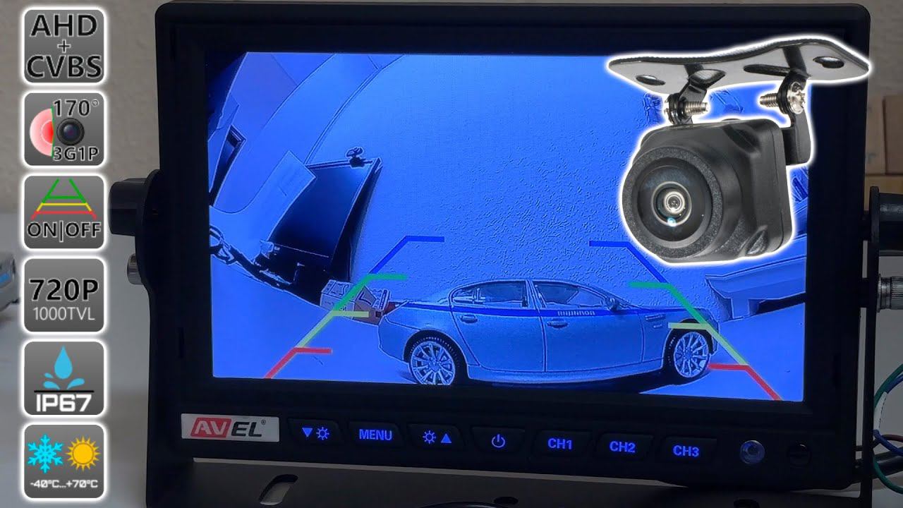 Универсальная AHD камера переднего   заднего вида AVS307CPR995