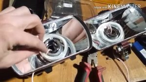 ДХО  из противотуманки своими руками.