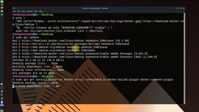 How to Install Docker on MX Linux 23 | Docker Install Guide | Docker Linux Installation | Bookworm