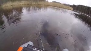 Рыболовный ПВХ плотик Ондатра А 160 серый А130..рыбалка на плотах