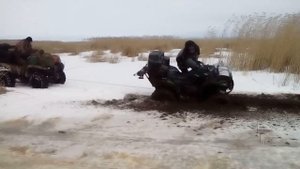 Ямаха гризли 700 vs Yamaha grizzli 660. Рыбинское море.Покатушки на квадроциклах