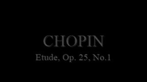 Artur Rubinstein Live: Chopin, Etude  Op 25, No.1 (1969)