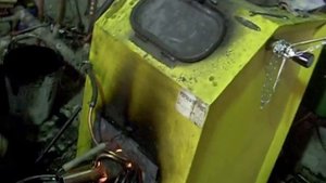 горелка на отработке в котле "термофор"