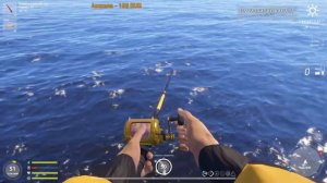 Русская Рыбалка 4. Норвежское море. (№1). Ловим на мертвую рыбку.