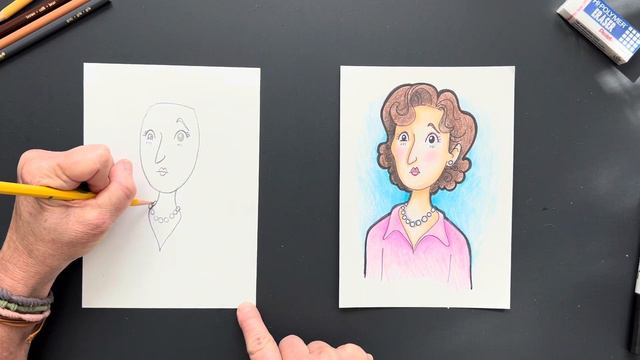 How to draw Aunt Petunia Dursley from Harry Potter смотреть онлайн