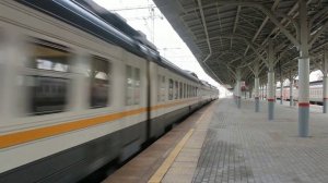 Электропоезд ЭД4М-0453 "Фирменный экспресс" с сообщением Крутое- Москва.