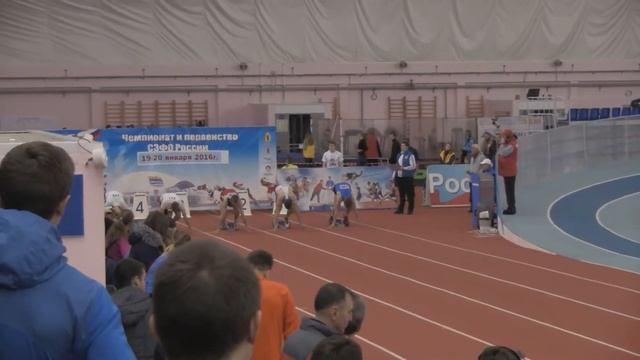 60м - юноши, старший возраст - финал - Глебов Борис смотреть онлайн