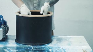 Светильник из эпоксидной смолы в форме женской груди DIY