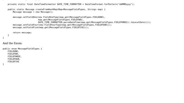 File parser to Java type design смотреть онлайн