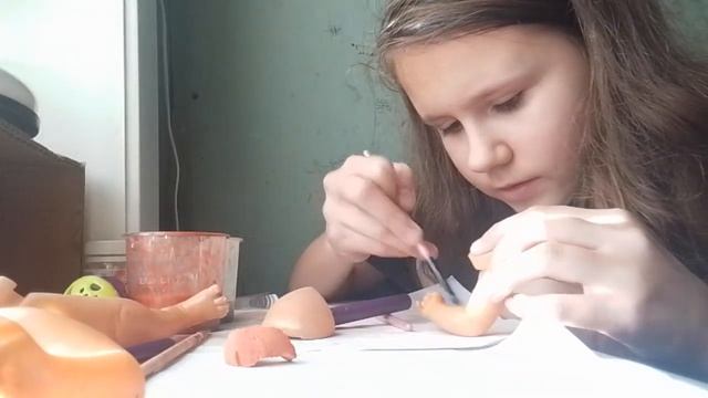 Делаю куклу Реборн (переделываю)