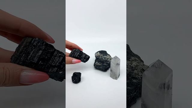 Шерл или черный турмалин это сильнейший защитник от негатива любого вида! #шерл #черныйтурмалин