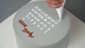 Быстрый декор для тортика #4