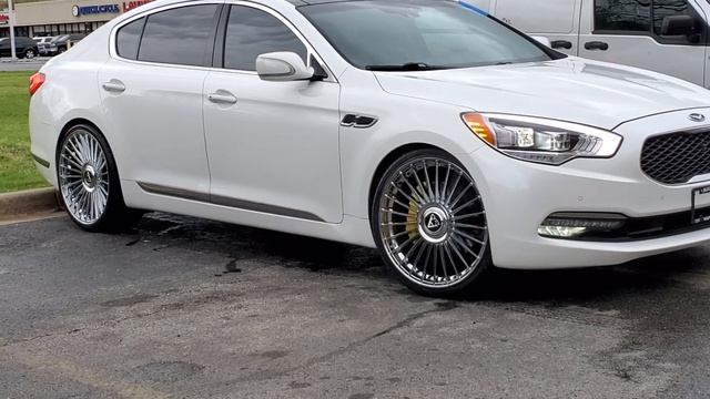Custom Kia K900 on Staggard Azad Chrome Wheels IDEAL AUTO 708-832-1900 смотреть онлайн