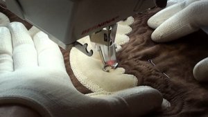 Стежка по аппликации.