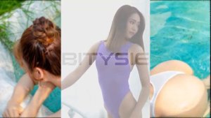 Женский пикантный купальник Bitysie BTS-2001T. Женский слитный купальник в форме буквы т Bitysie