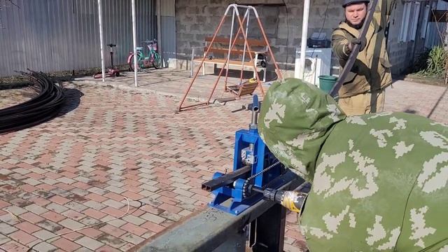 Как быстро прокатать трубы на трубогибе! смотреть онлайн